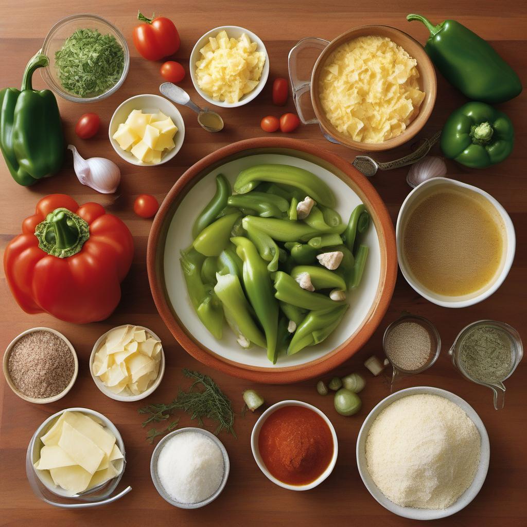 Items needed to answer the question, How do I make a mouthwatering Gumbo. Items include:  Butter  All-purpose flour  Onion  Green bell pepper  Celery stalks  Chicken or seafood broth  Diced tomatoes  Worcestershire sauce  Cajun seasoning  Dried thyme  Smoked paprika  Cayenne pepper  Peeled and deveined shrimp  Andouille sausage  Okra