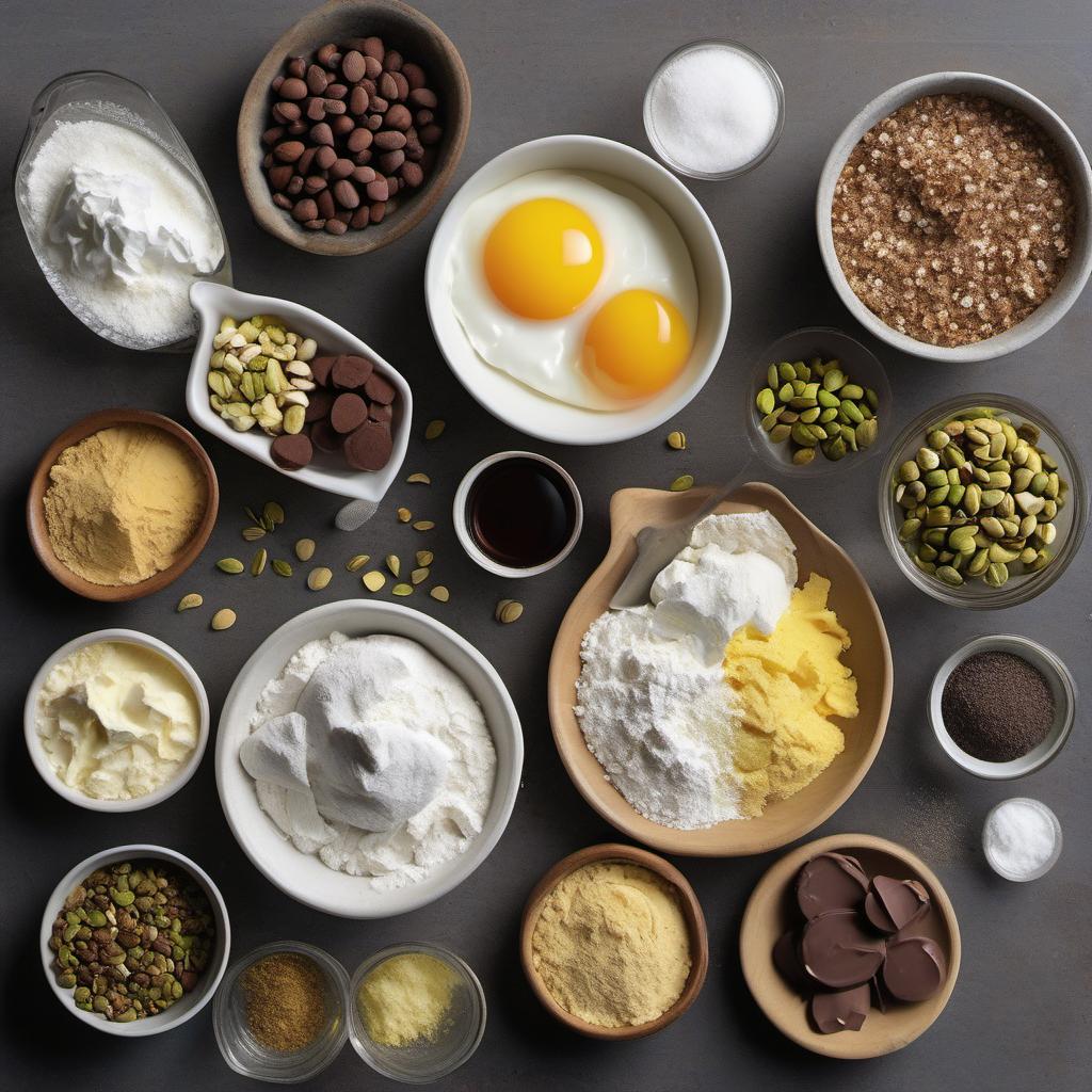 Items needed to answer the question, How do I make irresistible homemade cannoli. Items include:  All-Purpose Flour  Granulated Sugar  Salt  Butter  Egg  Vegetable Oil  Ricotta Cheese  Powdered Sugar  Vanilla Extract  Optional Toppings