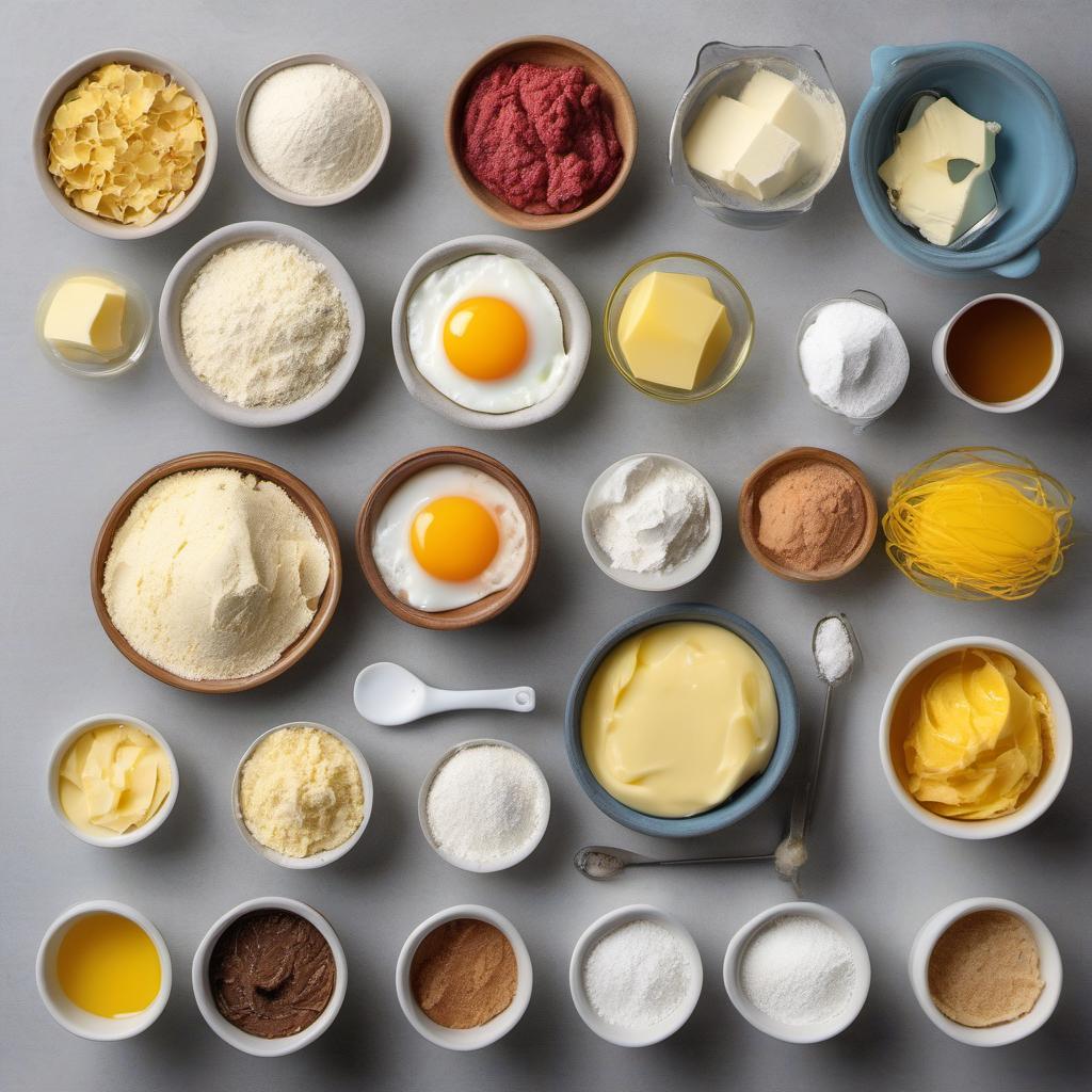 Items needed to answer the question, How do I serve Æbleskiver with a twist. Items include:  All-Purpose Flour  Granulated Sugar  Baking Powder  Salt  Buttermilk  Eggs  Melted Butter  Optional twist ingredients  Toppings