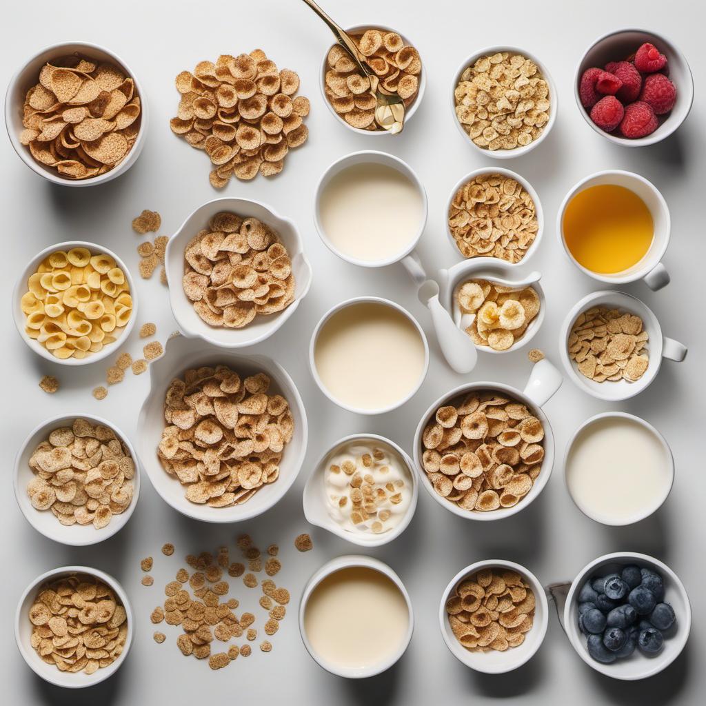 Items needed to answer the question, How do I make a cereal milkshake. Items include:  Cereal  Milk