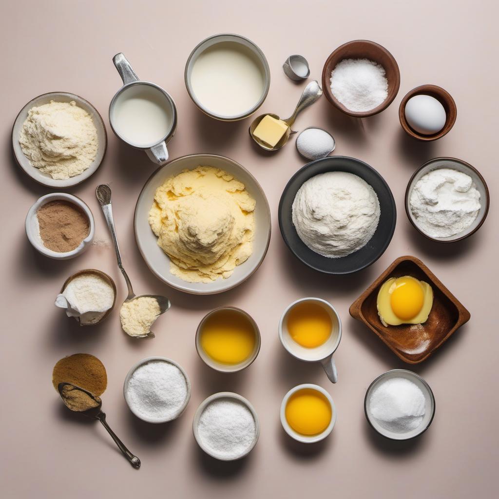 Items needed to answer the question, How do I make fluffy Buttermilk Pancakes. Items include:  all-purpose flour  sugar  baking powder  baking soda  salt  buttermilk  eggs  melted butter