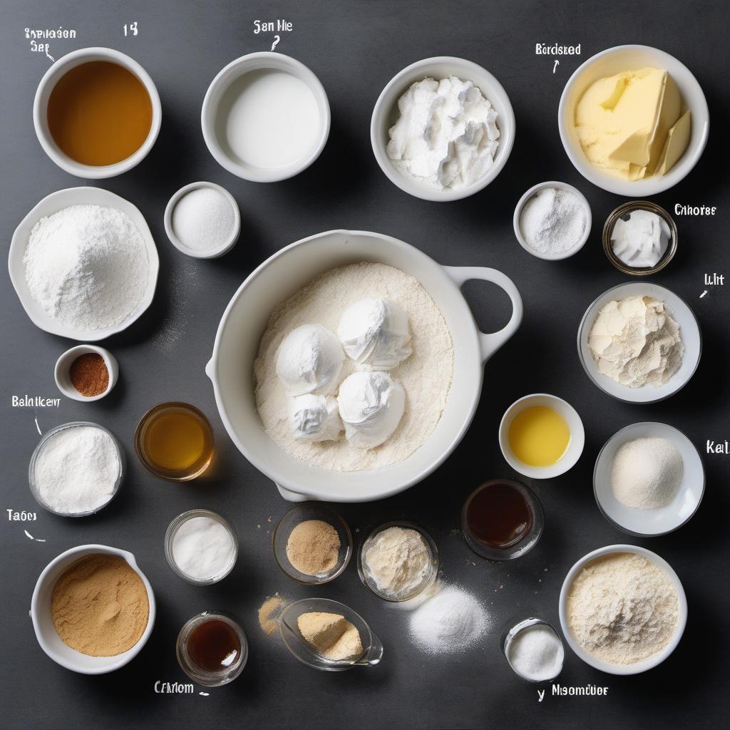 Items needed to answer the question, How do I host a Magical Slipper Sugar Cookies party. Items include:  all-purpose flour  salt  baking powder  unsalted butter  granulated sugar  egg  vanilla extract  powdered sugar  meringue powder  water