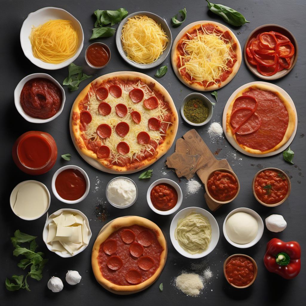 Items needed to answer the question, How do I make Star Shaped Mini Pizzas. Items include:  Pizza dough  Pizza sauce  Toppings