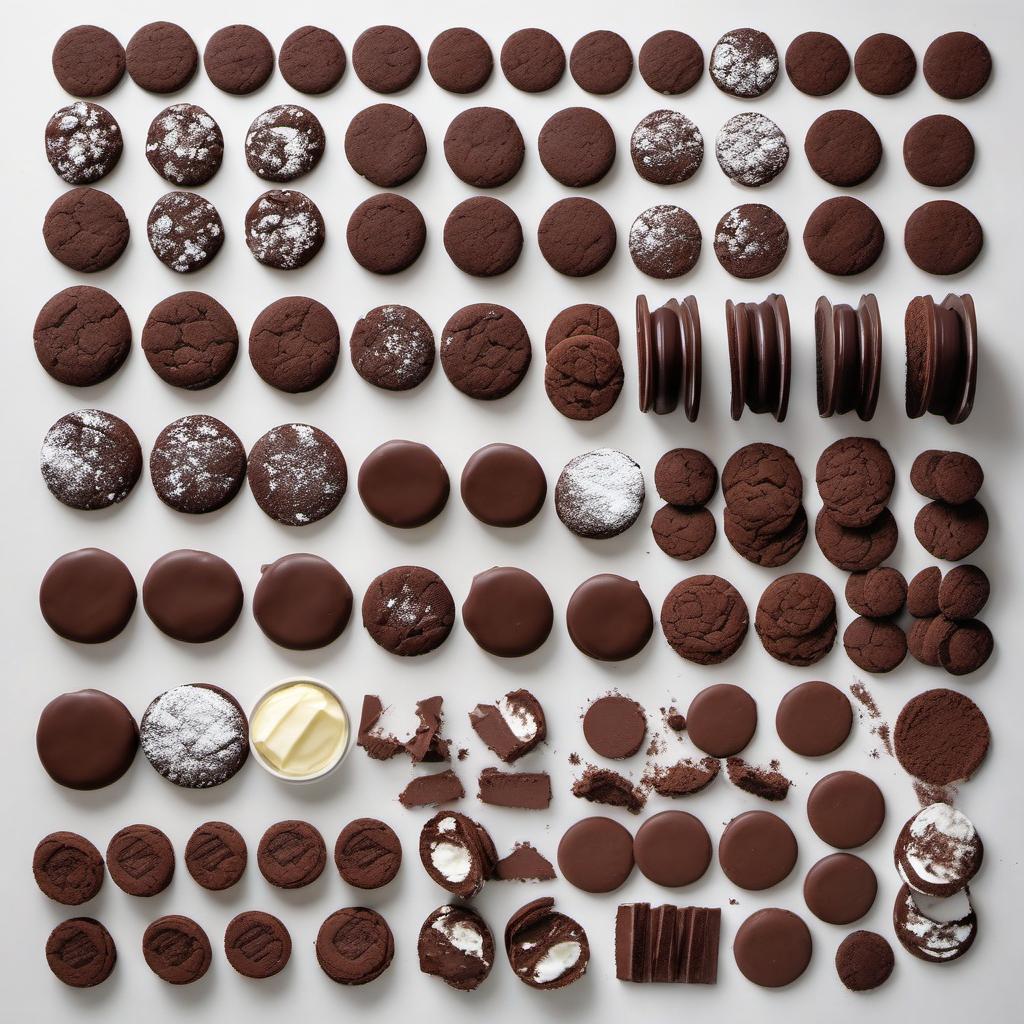 Items needed to answer the question, How do I create edible dirt for Worm Gummies. Items include:  chocolate sandwich cookies  cocoa powder  powdered sugar  butter