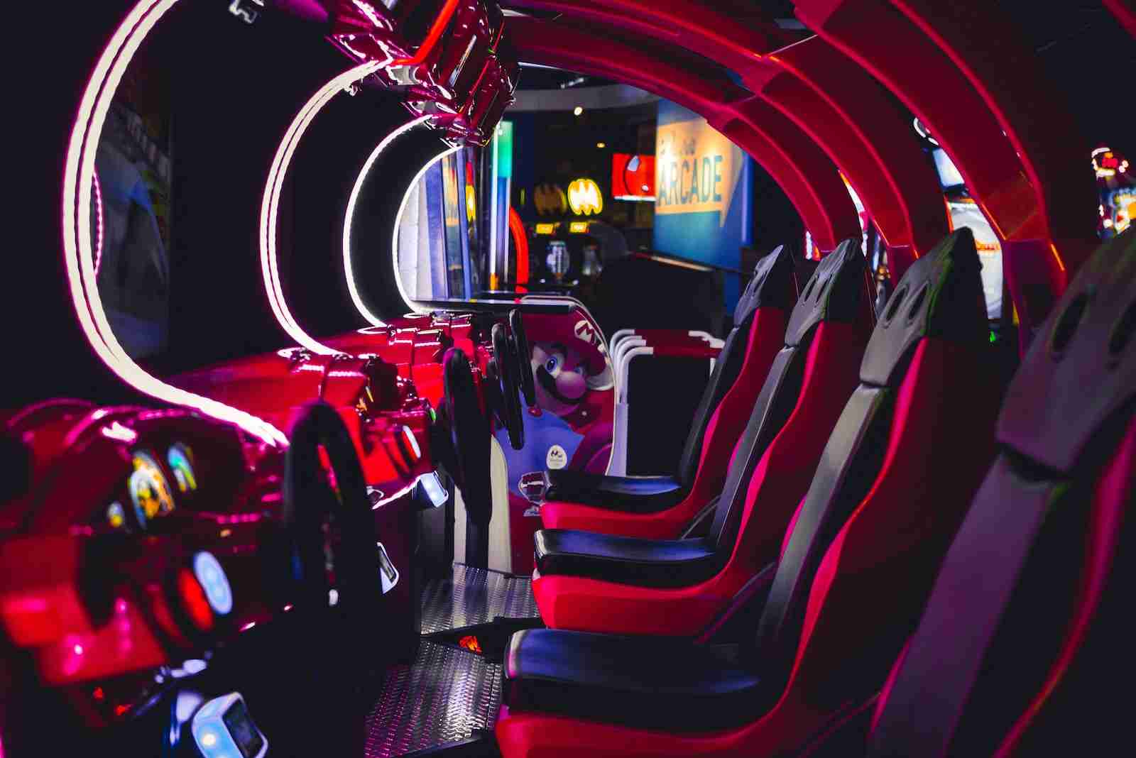 red and black car seat