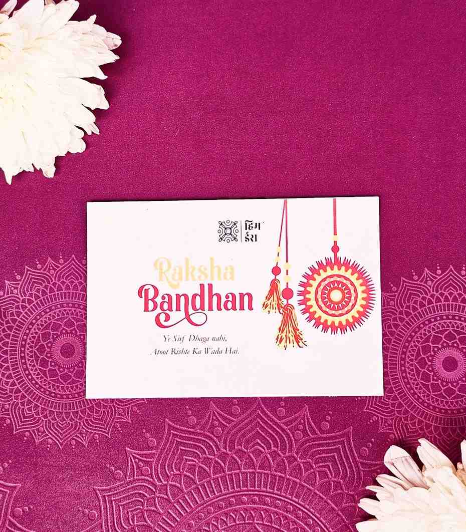 Traditional Essence Box, Beautiful Rakhi Hamper for Brother- Symbol of Immortal Bond