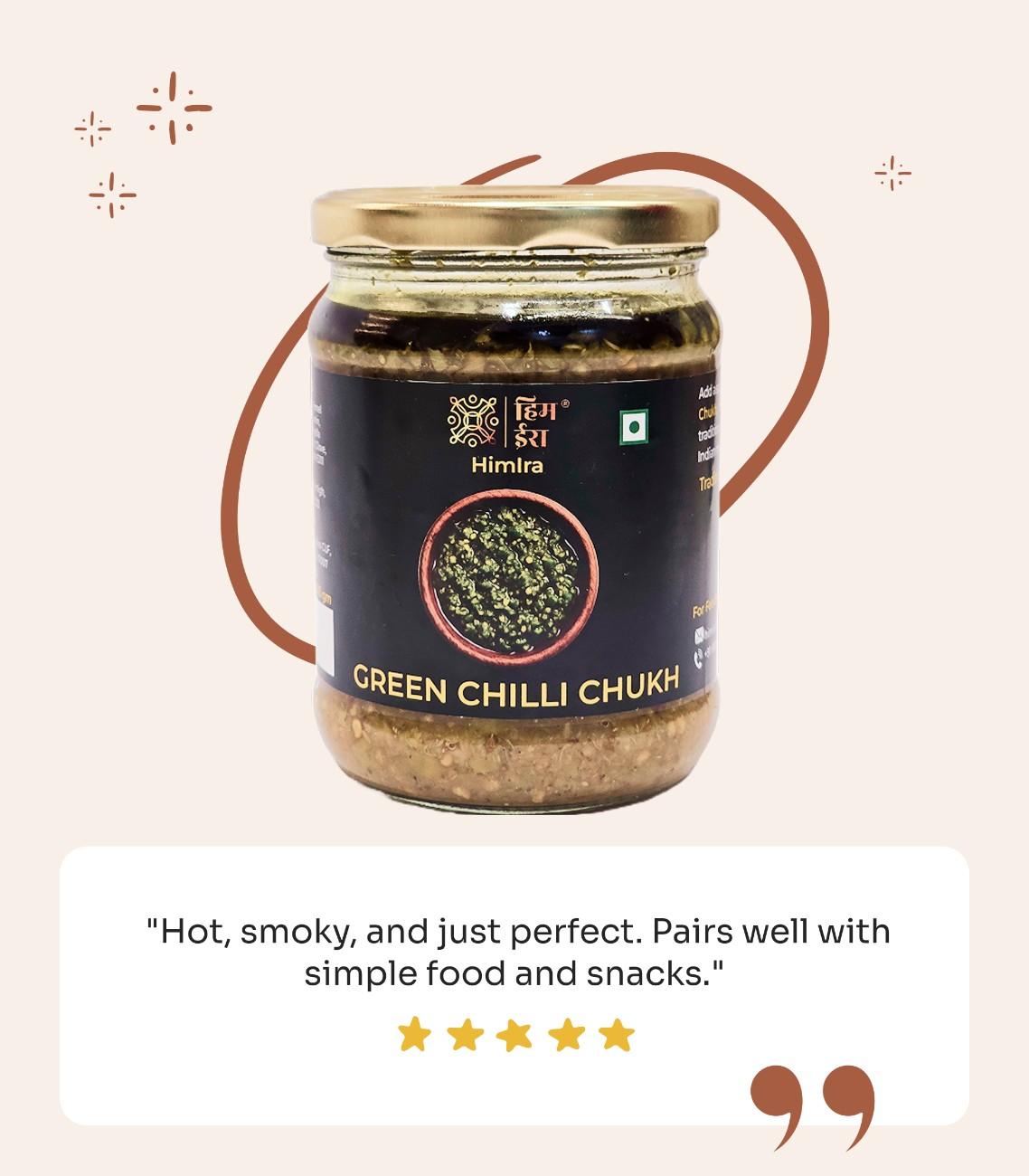 Green Chilli Chukh – Pahadi Spicy Himachali Condiment