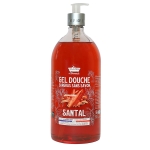 Gel douche surgras 1L Santal