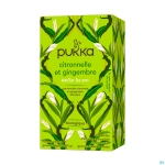 PUKKA INFUS CITRON/GINGEMB SACH 20