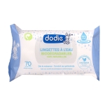 70 Lingettes à l'eau biodégradables