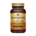 SOLGAR MAGNESIUM + B6 CPR 100