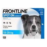 Spot on chien 10-20kg 6 pipettes
