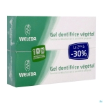 WELEDA GEL DENT VEGETAL TUB75ML X2