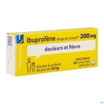 IBUPROFENE 200MG BIOG CONS CPR 20