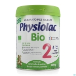 LAIT BIO 2EME ÂGE 900g