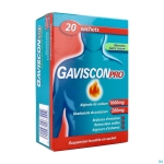 GAVISCONPRO MENTHE SUSPENSION BUVABLE SACH 10ML 20