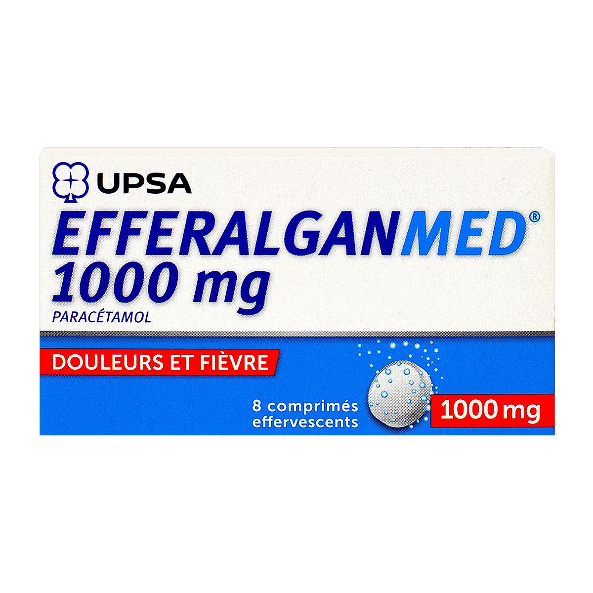 Efferalgan 1g 8 Comprimes Effervescents Totum Pharmaciens