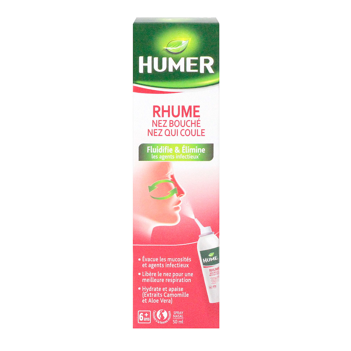 HUMER NEZ BOUCHE ADULTE 50 ML - Hygiène du nez - Pharmacie de