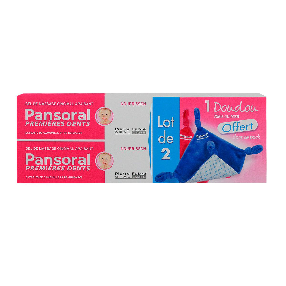 Pansoral Gel 1eres Dents 2x15ml Doudou Offert Totum Pharmaciens