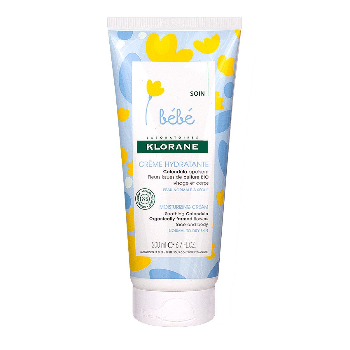 Bébé crème hydratante 200ml - totum pharmaciens