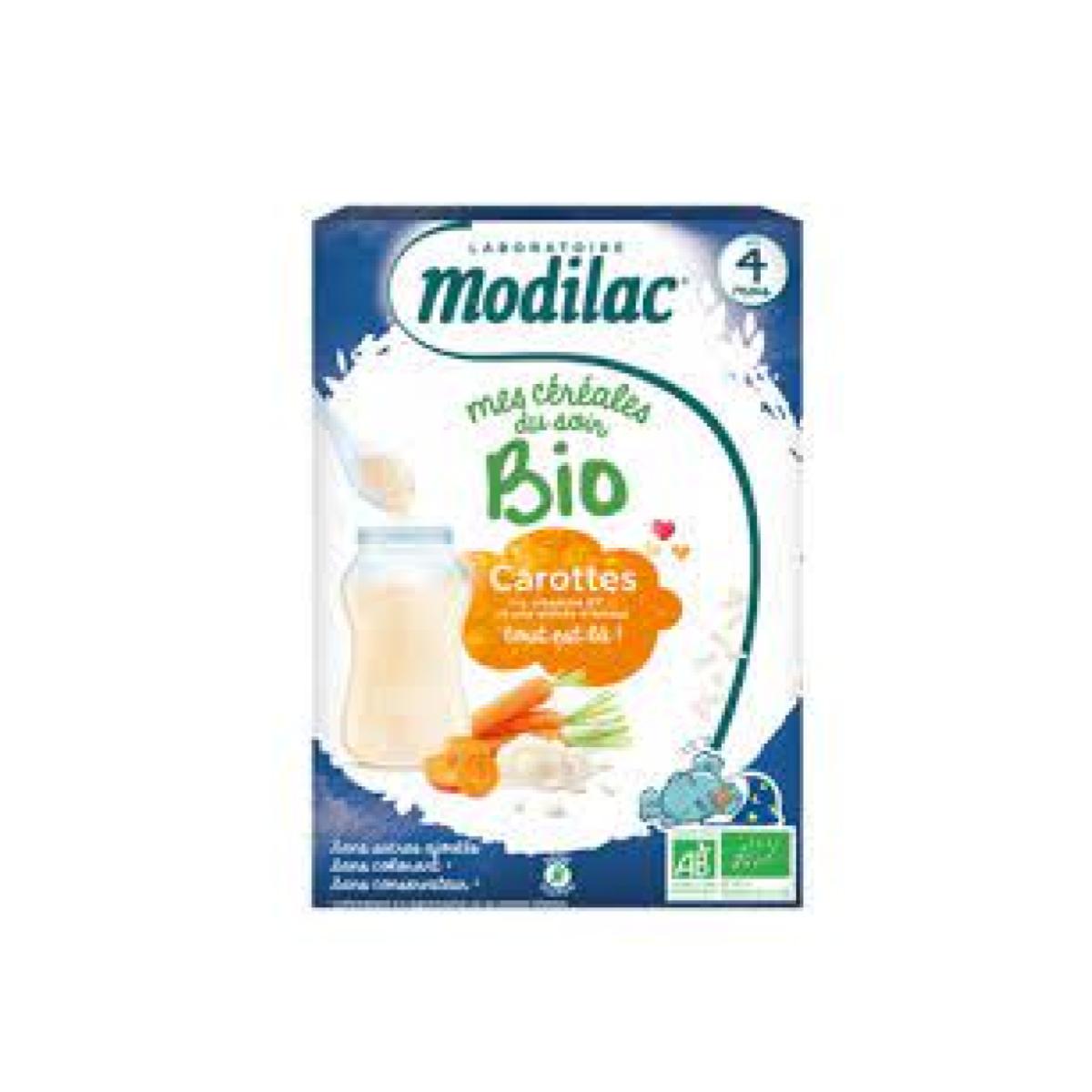 MODILAC CEREALE BIO CAROT/RIZ 250G - totum pharmaciens