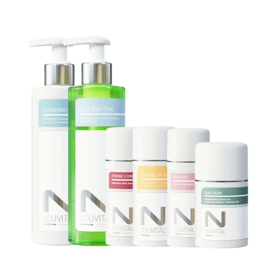 Nouvital Combination Skin Brightening Routine