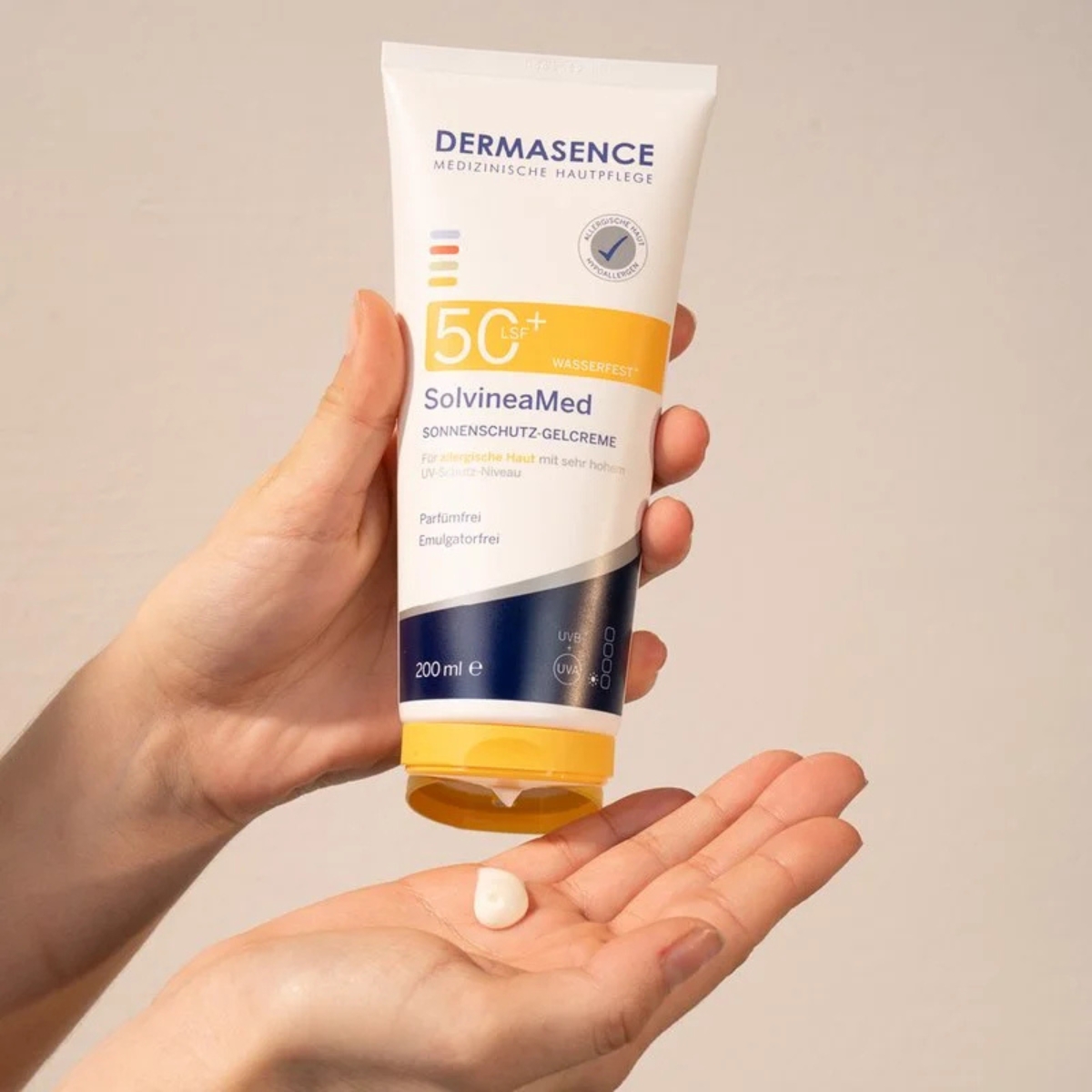 DERMASENCE SolvineaMed Sun protection gel cream SPF 50+