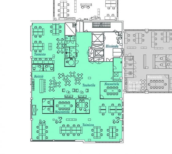 Toimisto 670 m2, työpajankatu 13, Kalasatama, helsinki - kuva 2