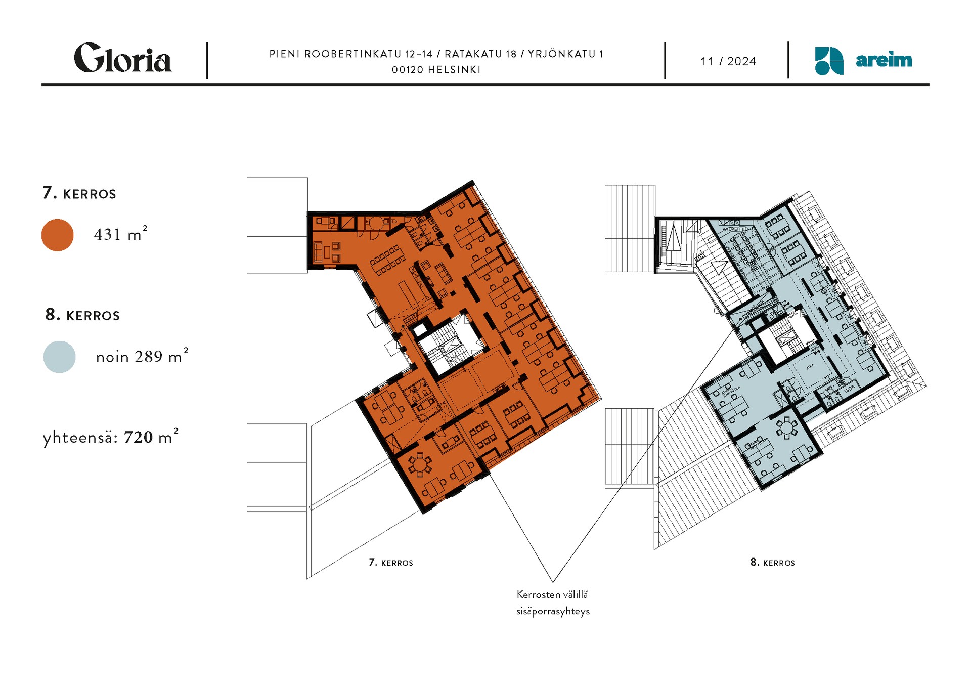 Toimisto 720 m2, ratakatu 1, keskusta, helsinki - kuva 2
