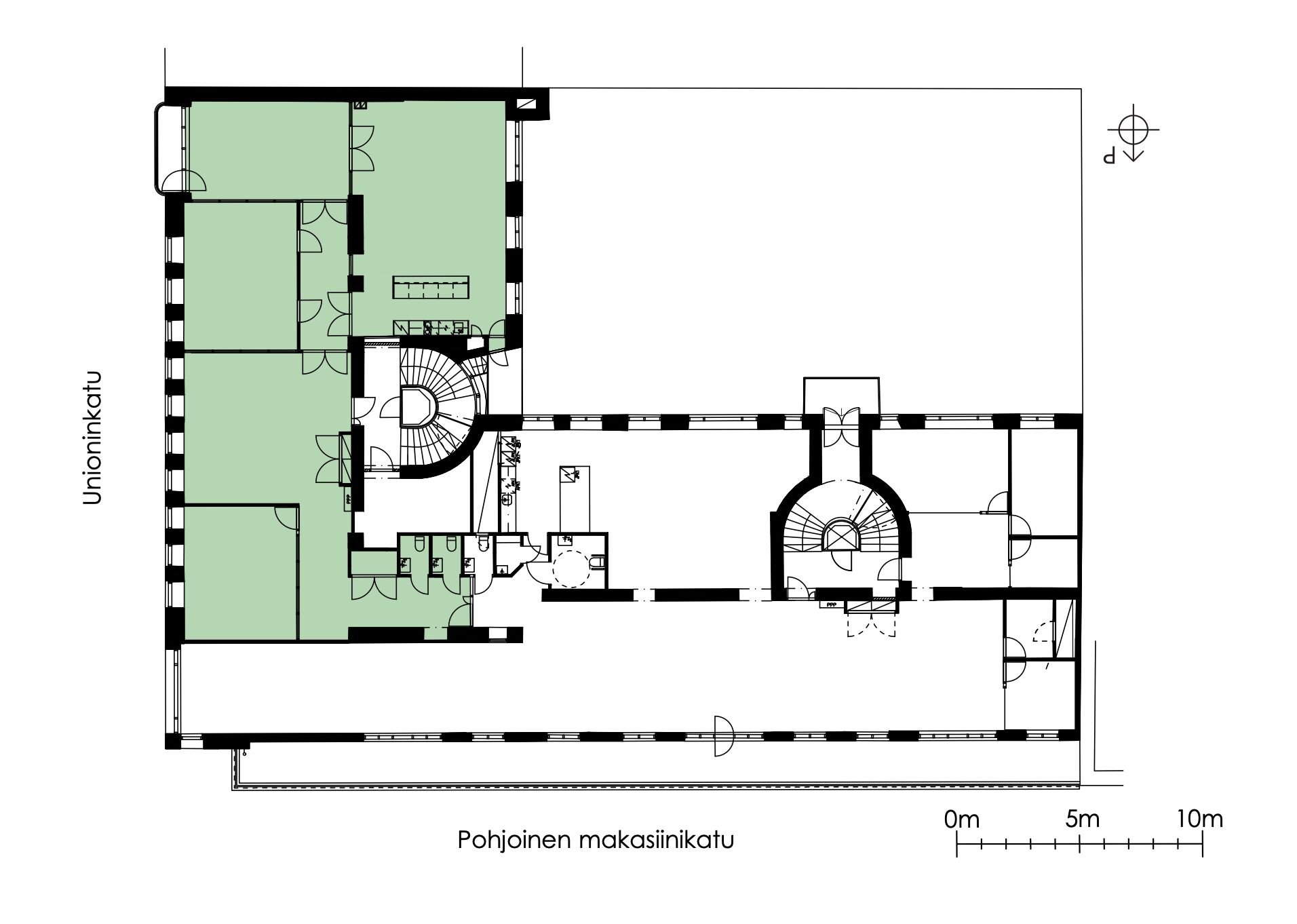 Toimisto 221 m2, unioninkatu 18, kaartinkaupunki, helsinki - kuva 3