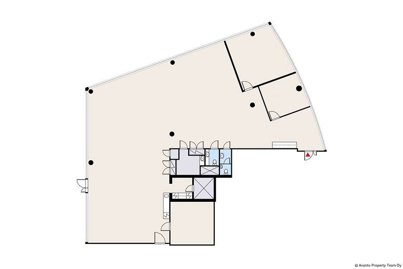 Toimisto 323 m2, tammasaarenkatu 1, ruoholahti, helsinki - kuva 2