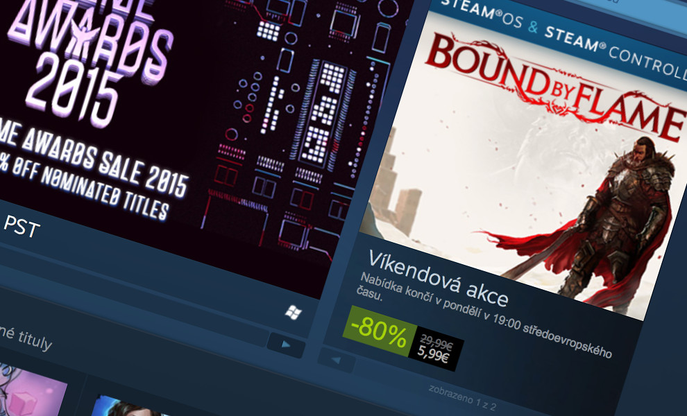 Steam nabízí možnost zbavovat se her