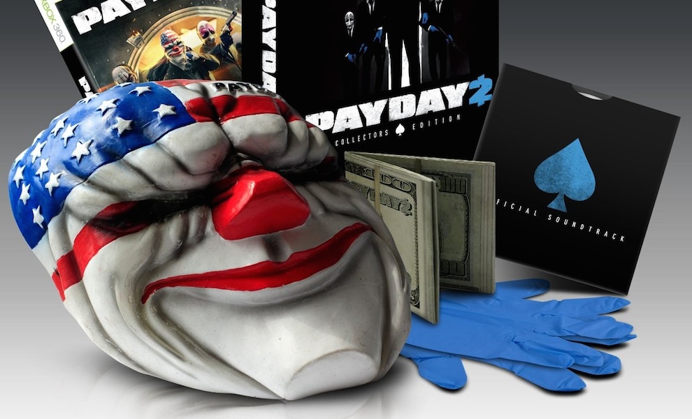 Loupil v masce ze sběratelky Payday 2