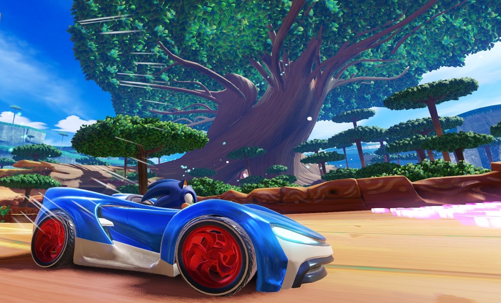 Sledujte záběry z Team Sonic Racing