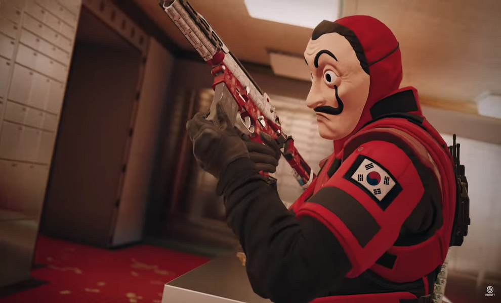 R6S spouští spolupráci s Money Heist