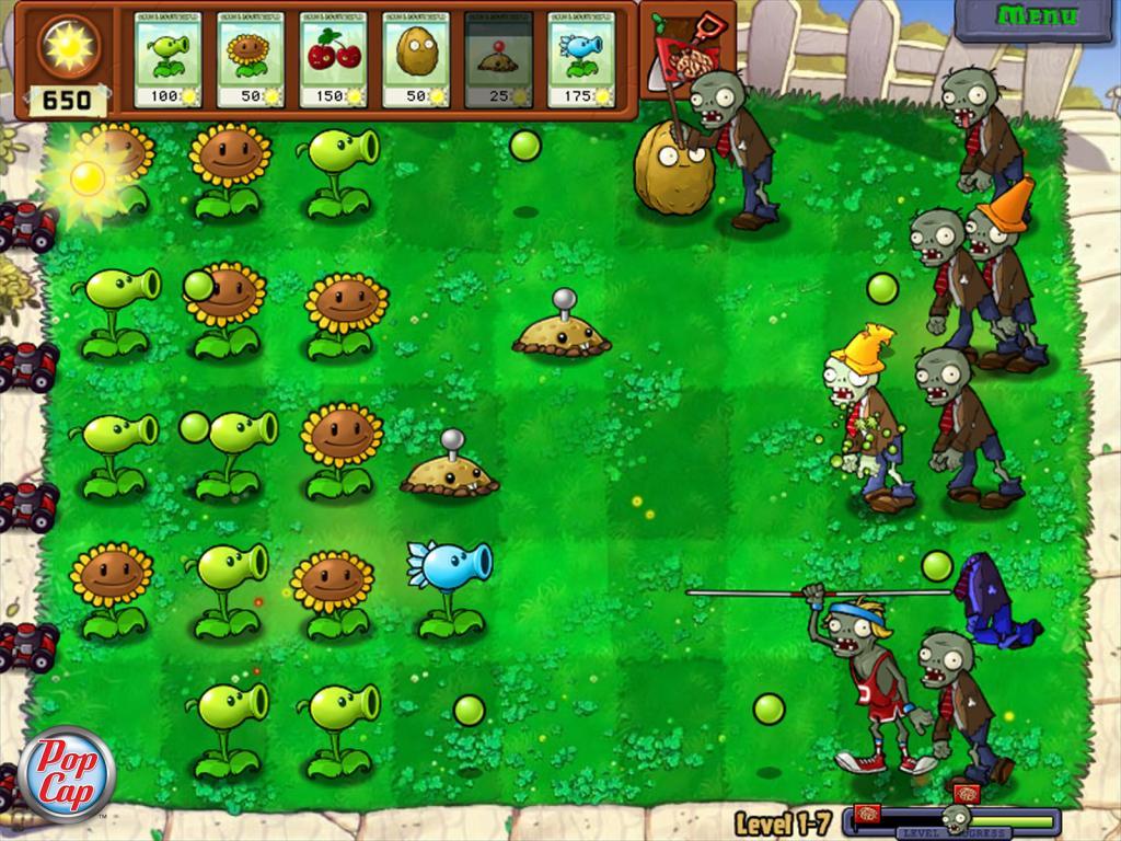 Pod povrch: Plants vs Zombies