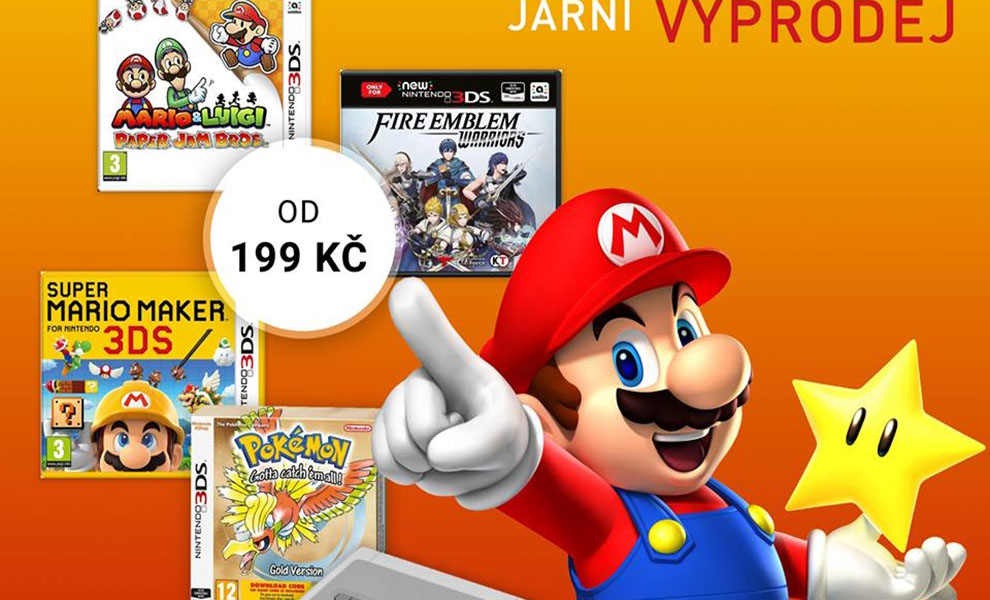 Jarní slevy na hry od Nintenda