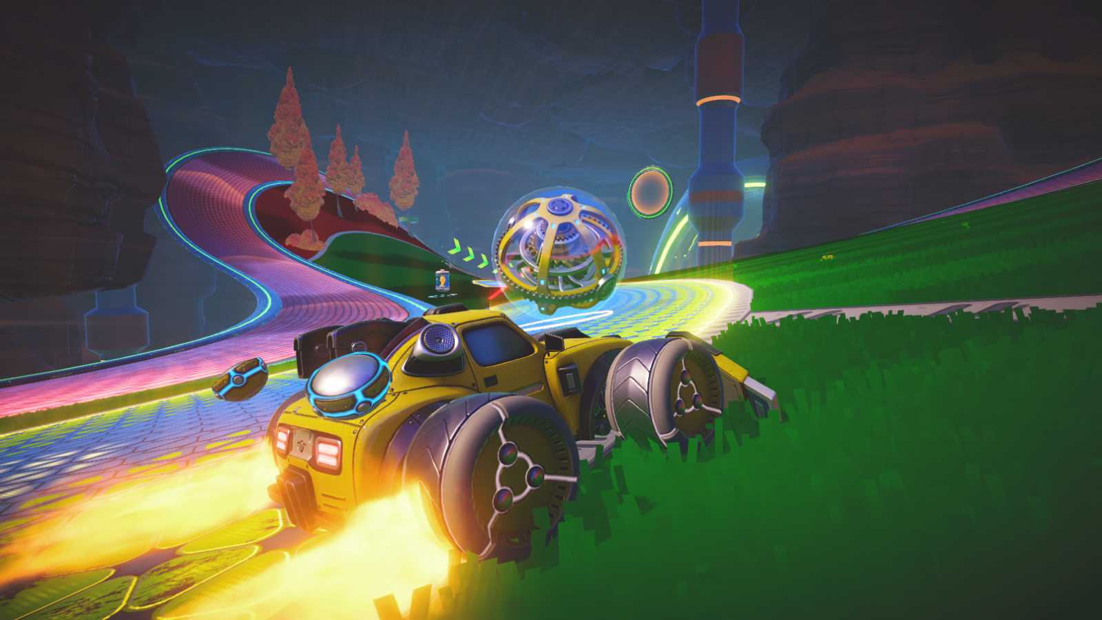 Dojmy z hraní Turbo Golf Racing, aneb Rocket League má zdatného soupeře bez toxické komunity. Vlastně úplně bez komunity…