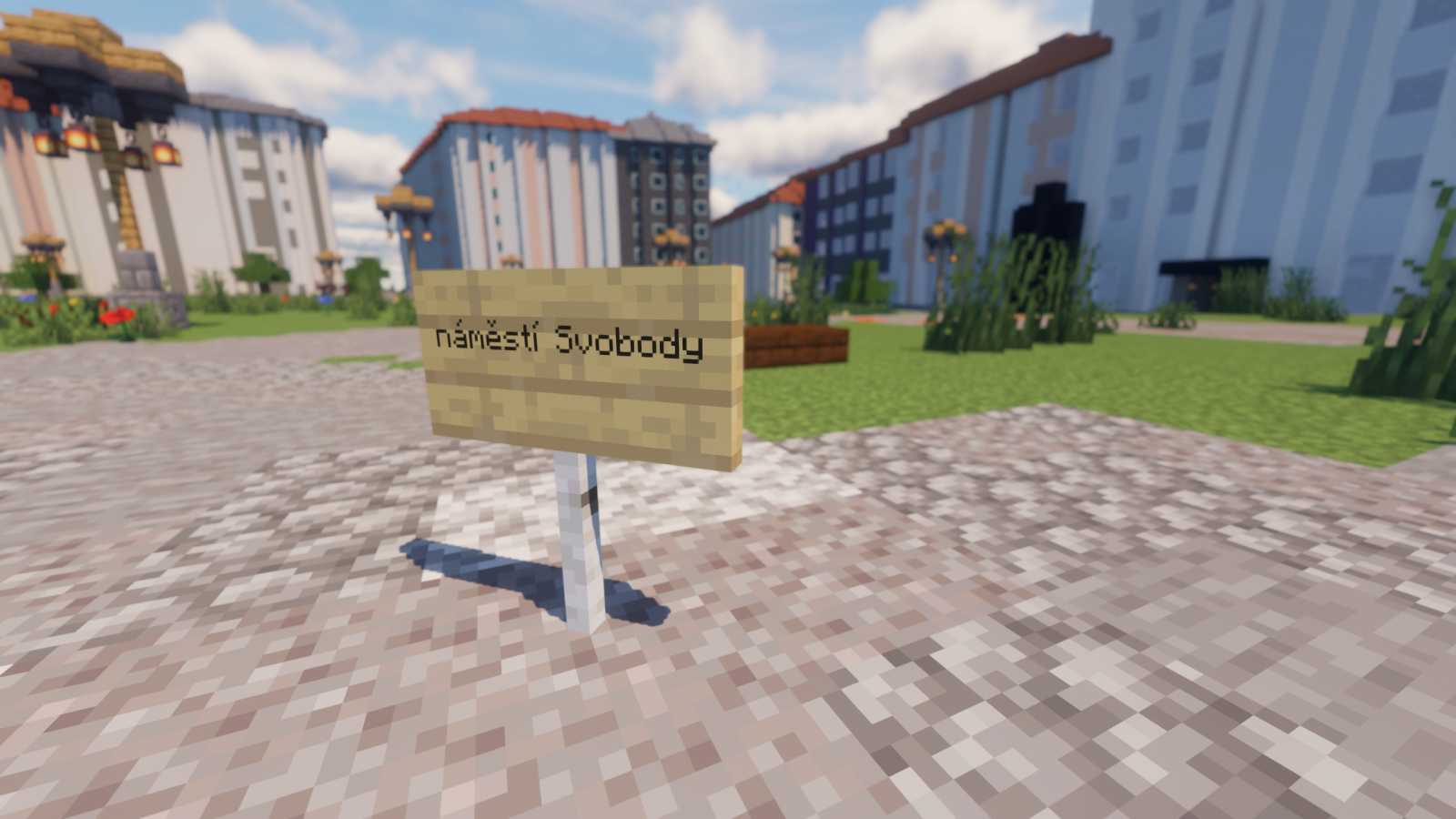 Ovce, zombie a minecarty na Svoboďáku? Žádný problém. Skupina studentů v Minecraftu vygenerovala Brno