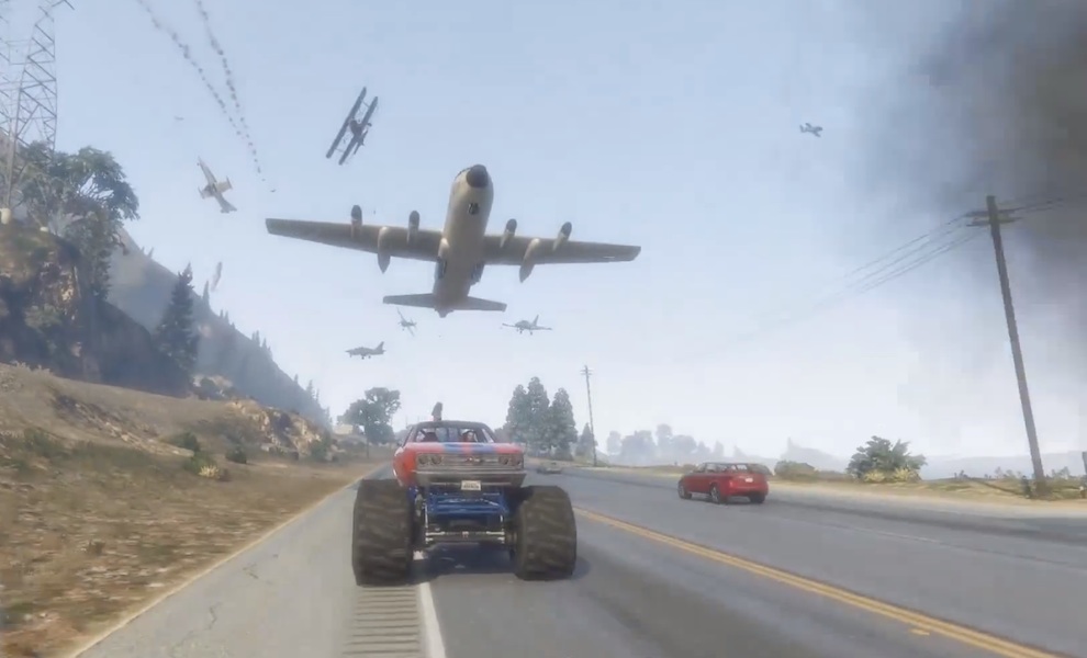 Angry Planes poštvou piloty v GTA proti vám