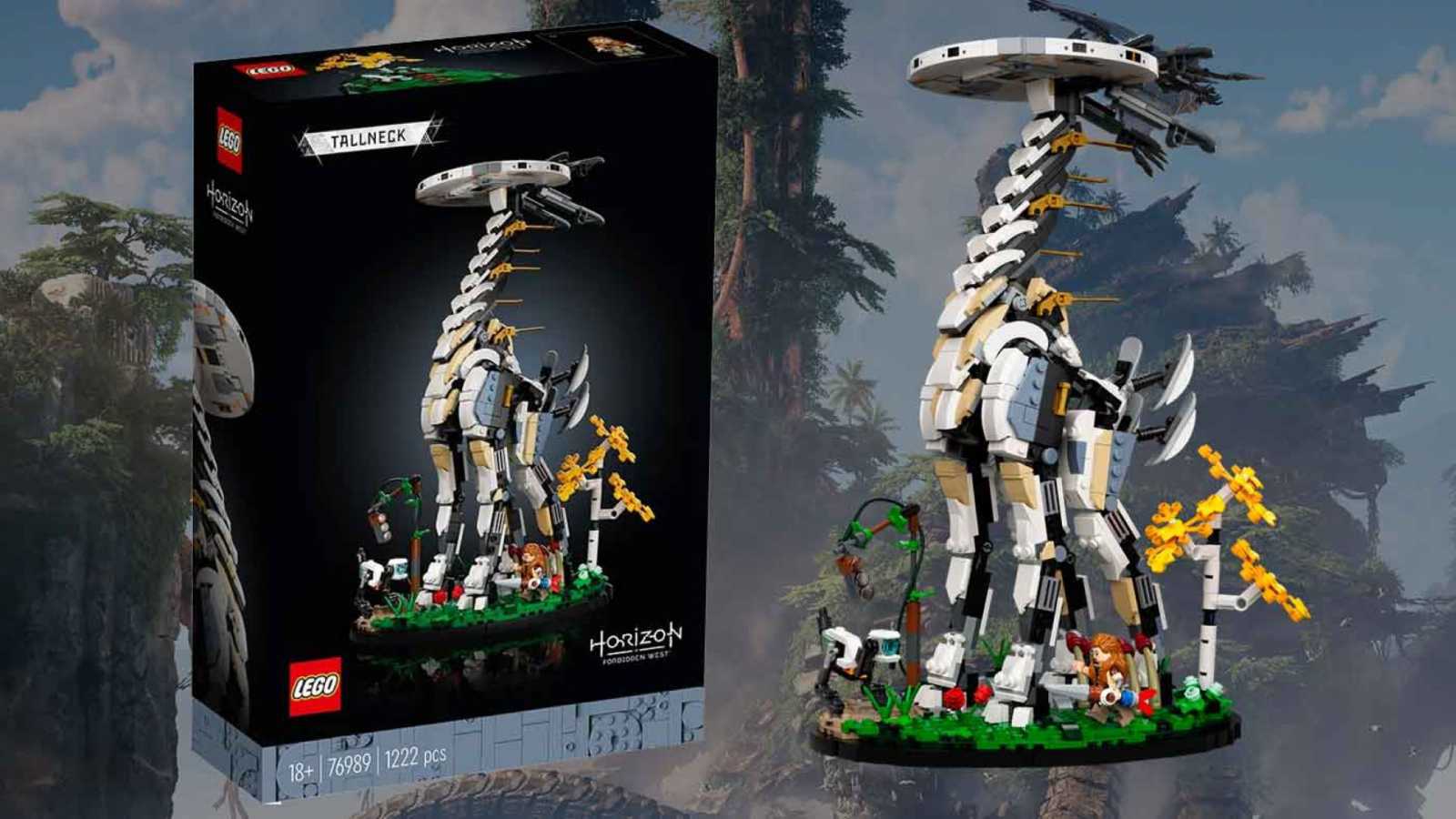 Horizon Forbidden West dostane vlastní Lego set, jeho dominantou bude Tallneck