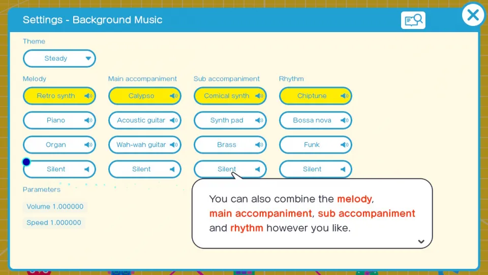 S hudbou jako takovou je v Game Builderu velká zábava - chytlavou melodii dovede s přiloženými nástroji vytvořit úplně každý