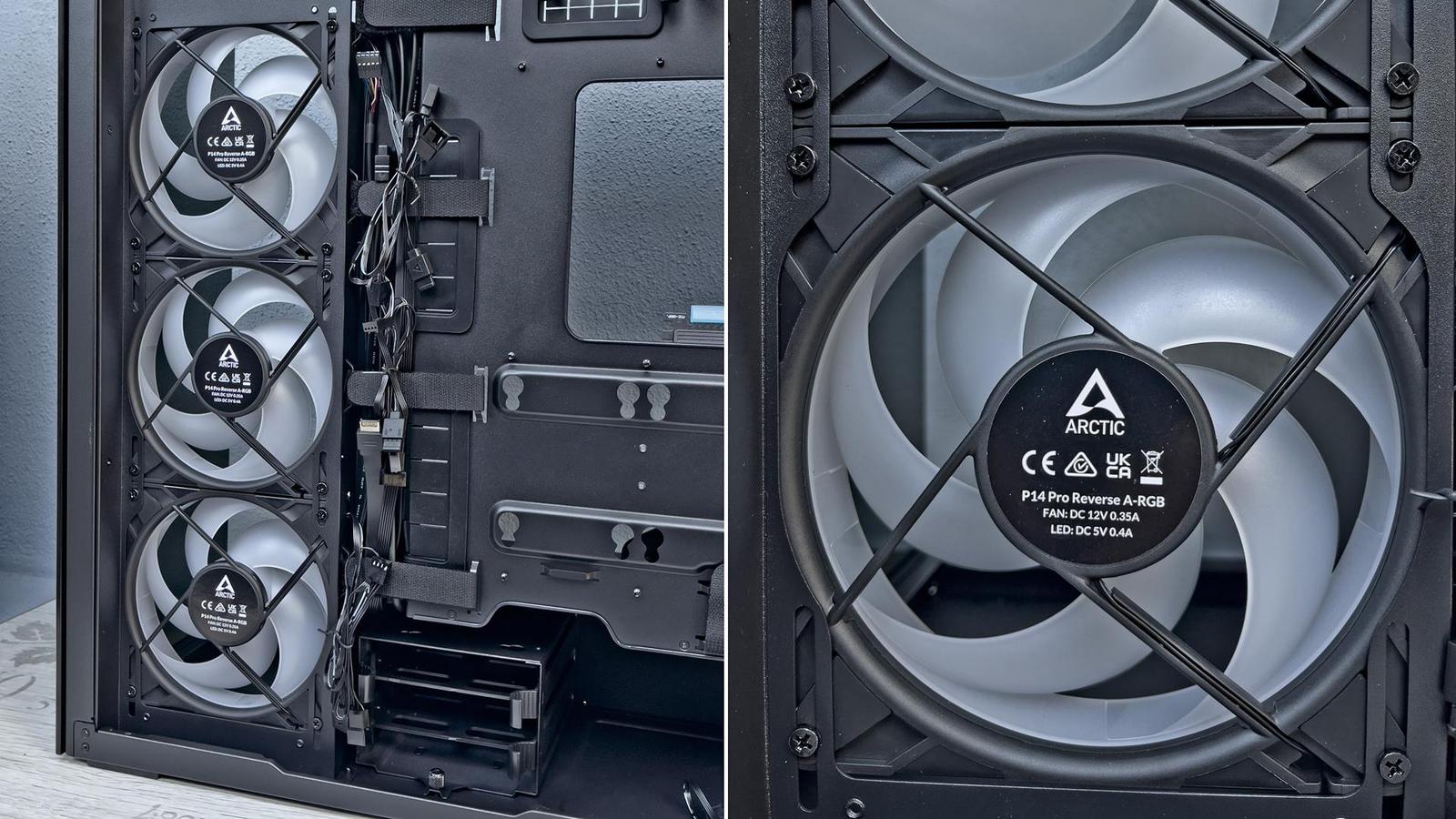 Arctic P12/P14 Pro Reverse A-RGB + Xtender: Když proudění vzduchu dostane nový směr