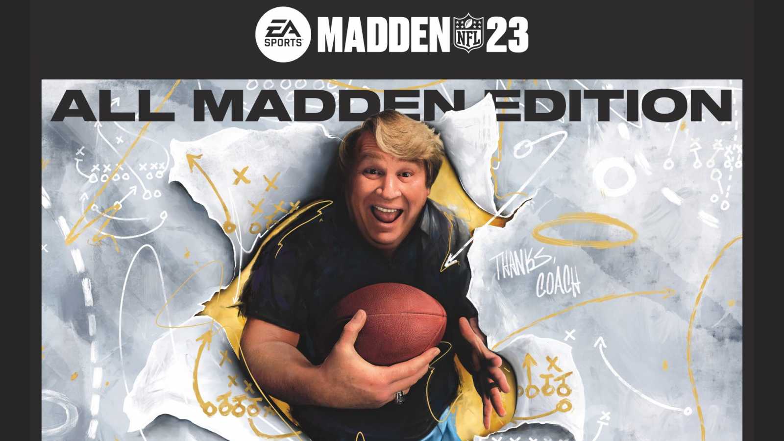 EA oslavuje památku Johna Maddena. Představuje tři speciální přebaly Madden NFL 23