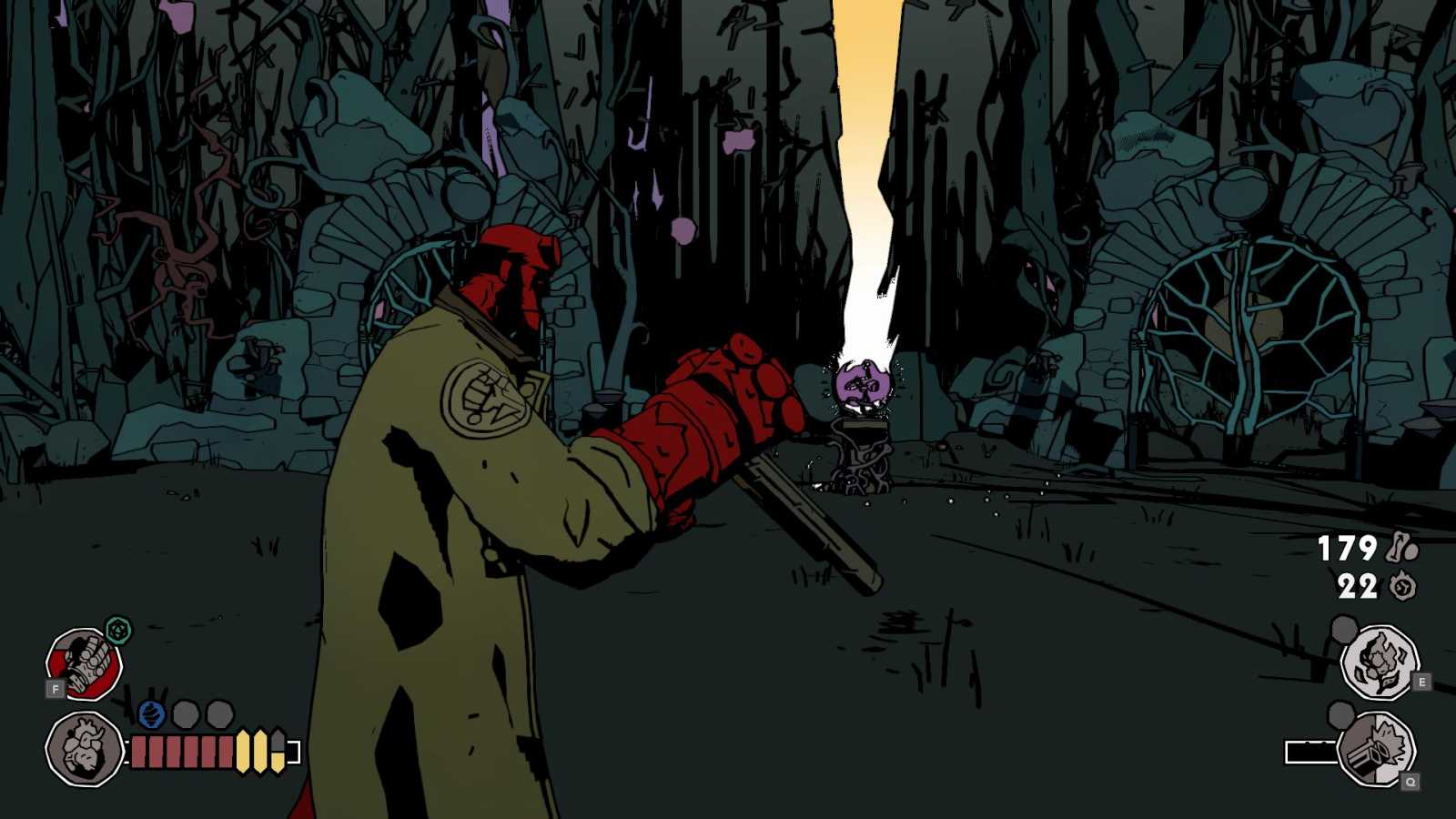 Recenze Hellboy Web of Wyrd, komiksové arénové mlátičky