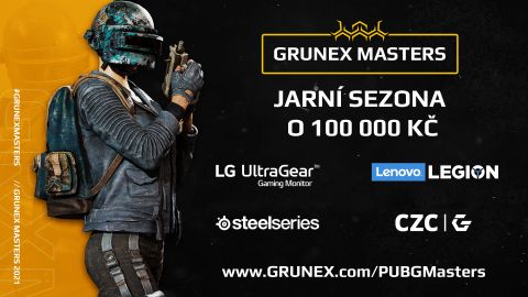 Hrejte Grunex Masters v PUBG o 100 000 Kč!