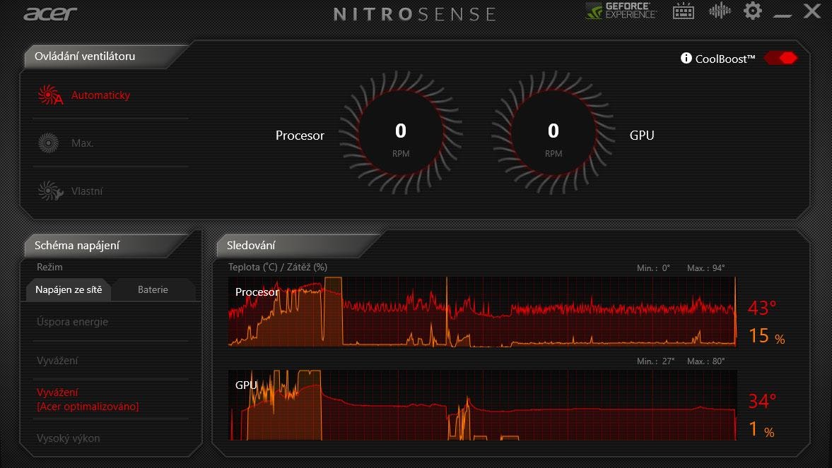 Acer Nitro 5 – RTX 2060 a šest jader 