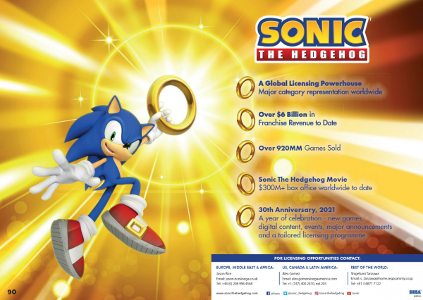 Sonica čeká výročí, Sega oznámí nové hry