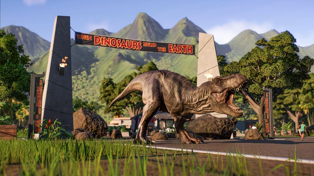 Jurský park měl premiéru před 30 lety. Jurassic World Evolution 2 to oslaví aktualizací s filmovými dekoracemi včetně obřího výkalu