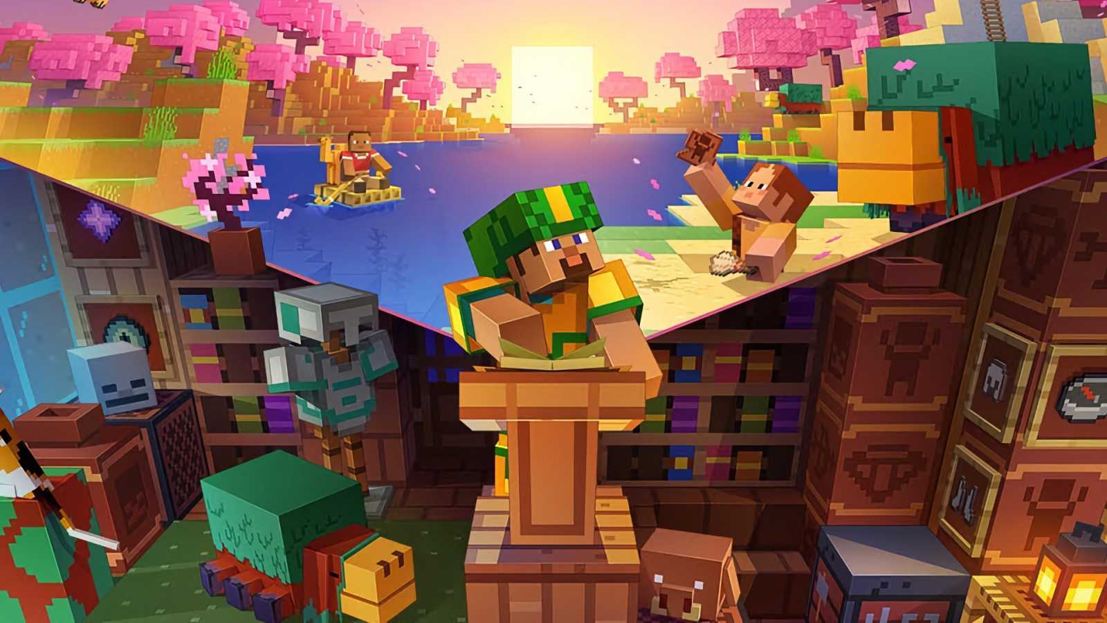 Minecraft dostal velký update 1.20: přidává velbloudy a rozkvetlé třešně